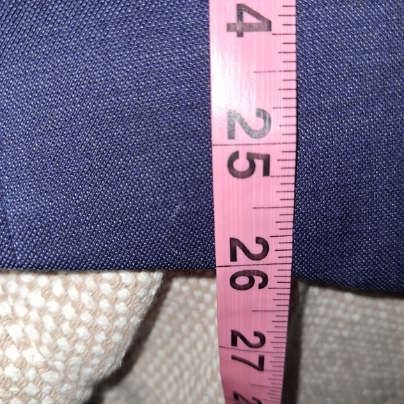 Men's Jos A.Bank Blue Wool Blend Vest In An XL. Office, Sophisticated, Church - Picture 6 of 6